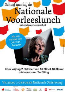 Schuif aan bij de nationale voorleesdag op 2 oktober in buurthuis Lydia